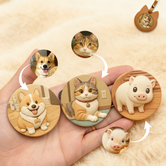 Custom Resin Pet Relief Keychain