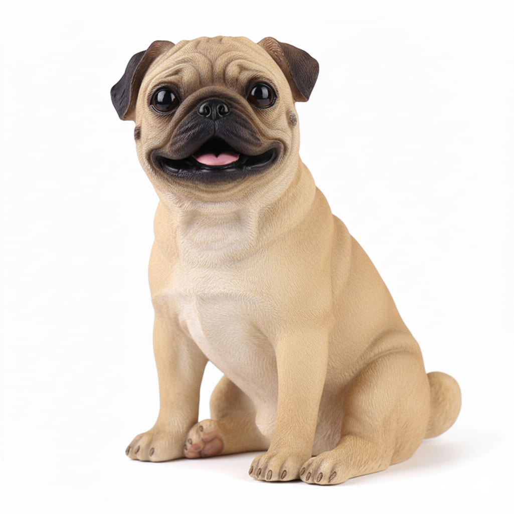 Custom 3D Pug Figurine — Limited Edition | Group Order Discounts