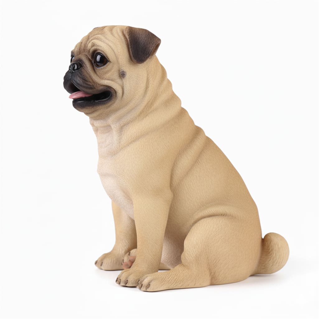 Custom 3D Pug Figurine — Limited Edition | Group Order Discounts