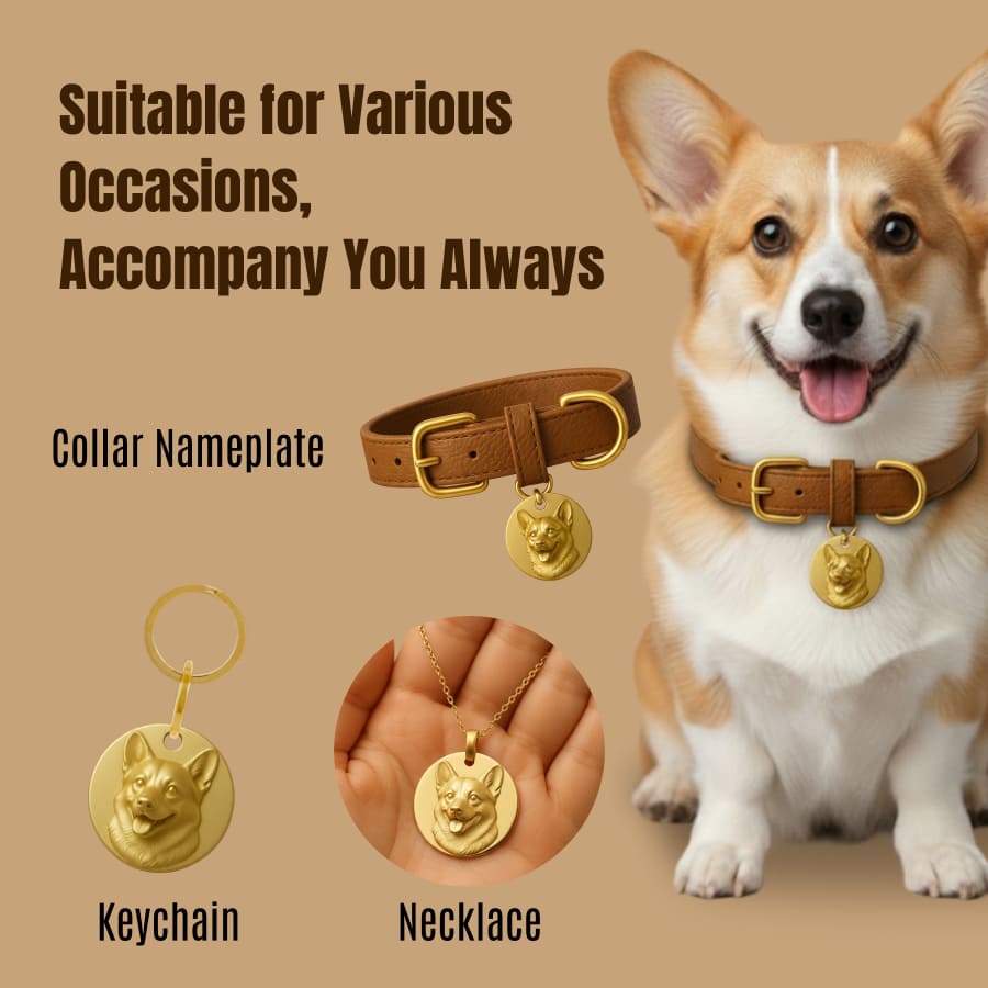 Custom Pet Relief Necklace | Buy 1 Get 5