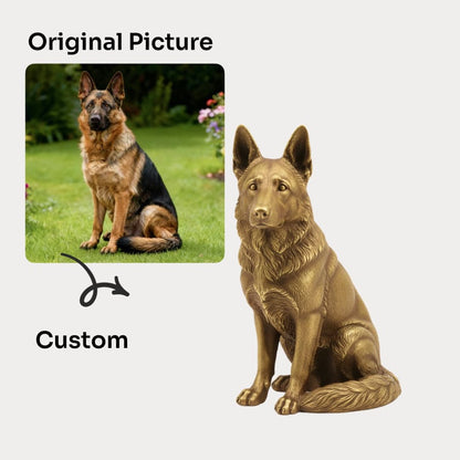 Custom Brass Luxury Cat Figurine