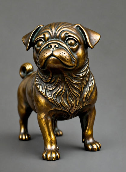 Solid Brass Pet Figurine