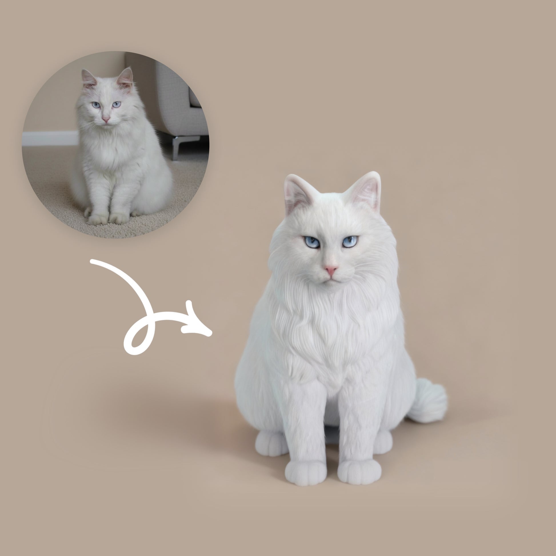 Custom Cat Figurine