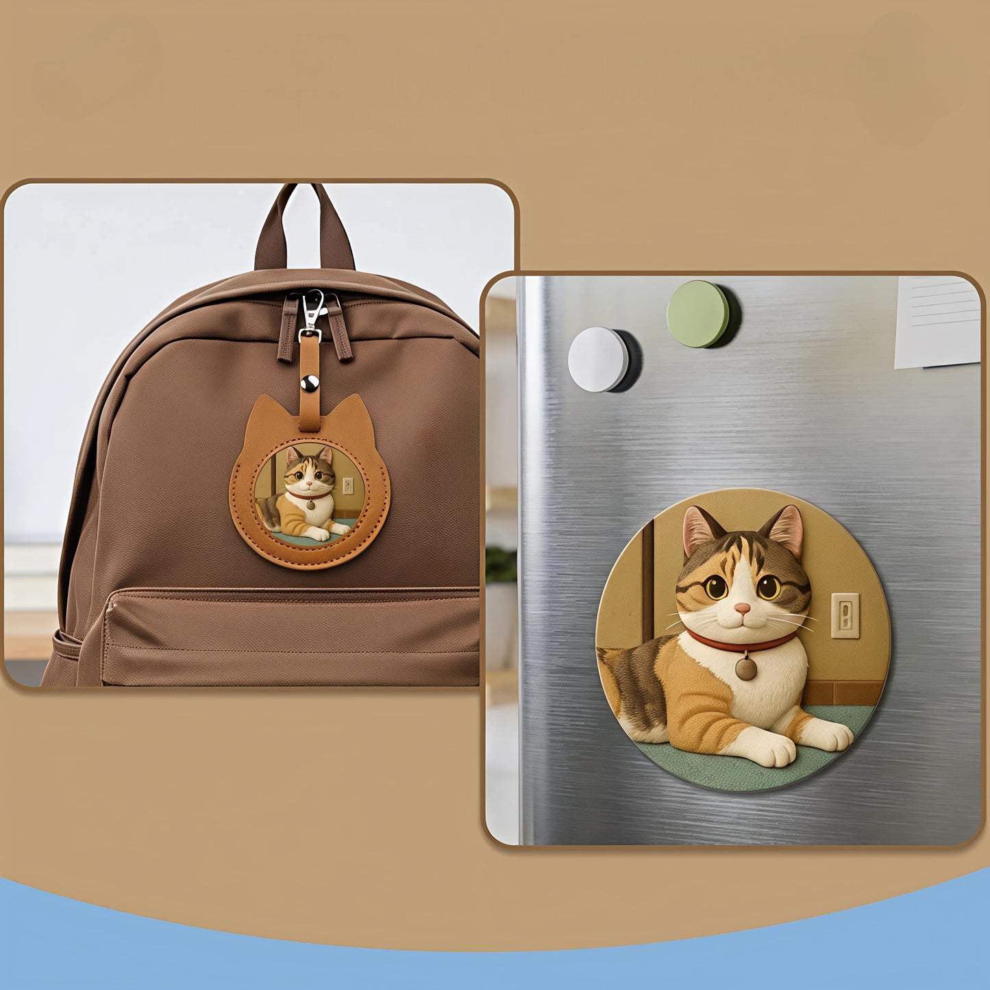 Custom 3D Pet Portrait Pendant