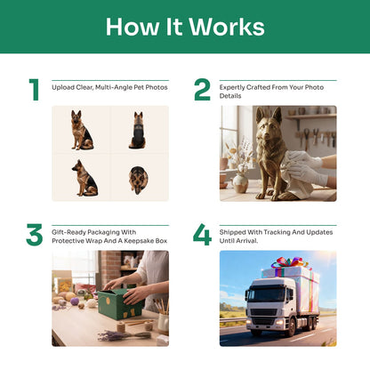 Custom Brass Luxury Cat Figurine