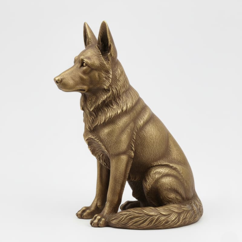 Solid Brass Pet Figurine