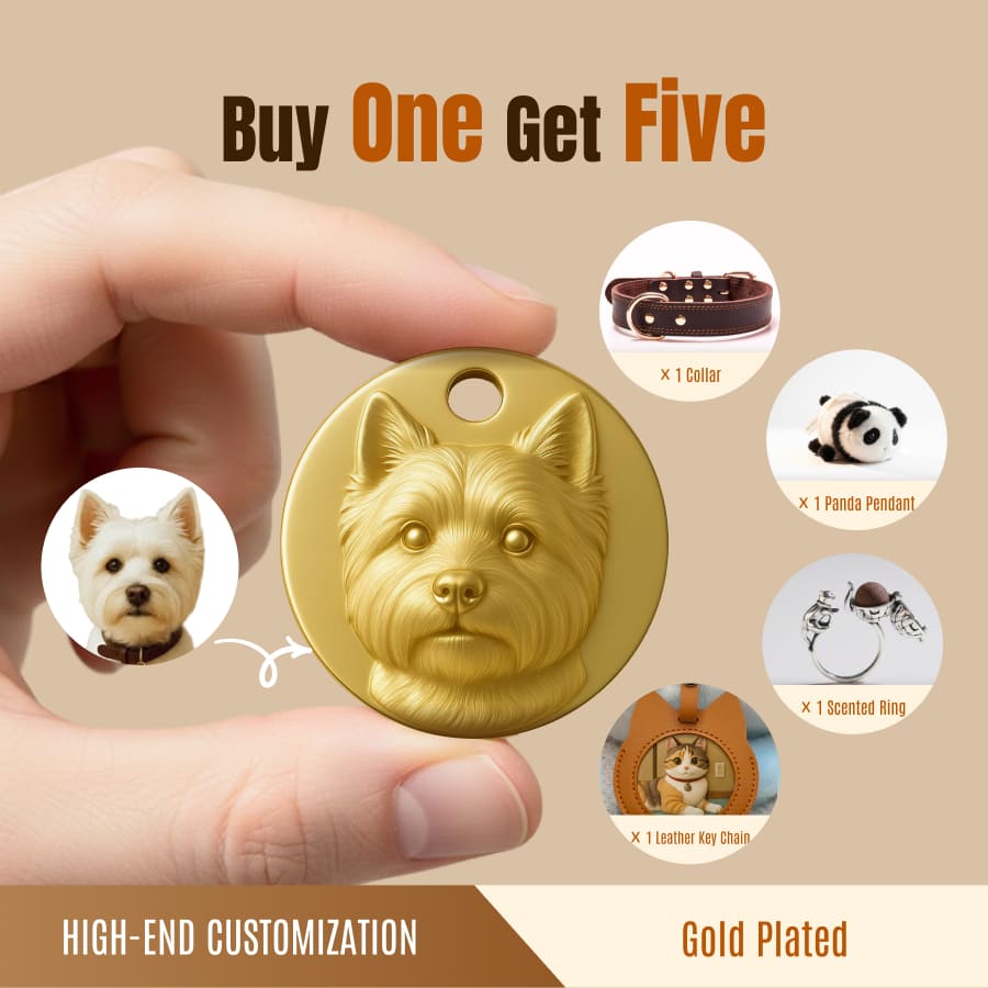 Custom Pet Relief Necklace | Buy 1 Get 5