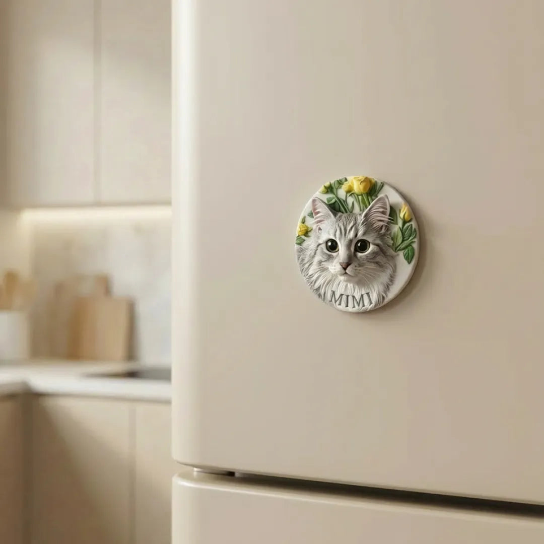 Custom 3D Pet Portrait Pendant