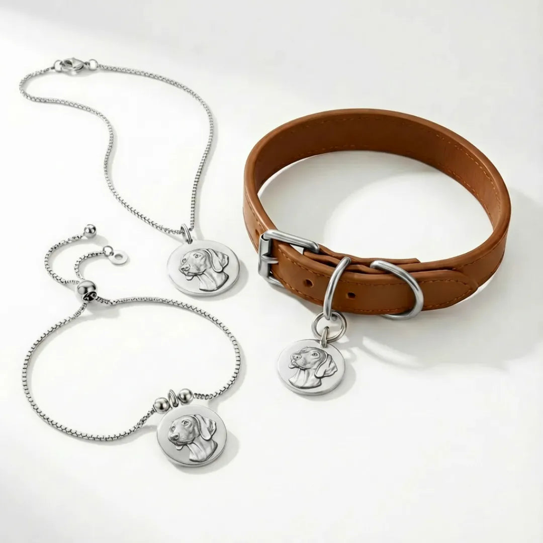 Custom 3D Relief Round Pendant